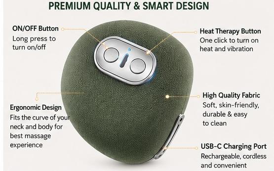 🌿 Smart Neck Massager | Pain Relief & Relaxation 💆