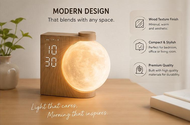 🌅 Sunrise Wake-Up Light Alarm Clock 🌞💡