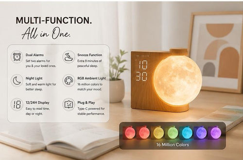 🌅 Sunrise Wake-Up Light Alarm Clock 🌞💡